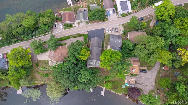 6201 Academy Dr, Brighton, MI 48116 - view of property location featuring a large body of water and nearby suburban area