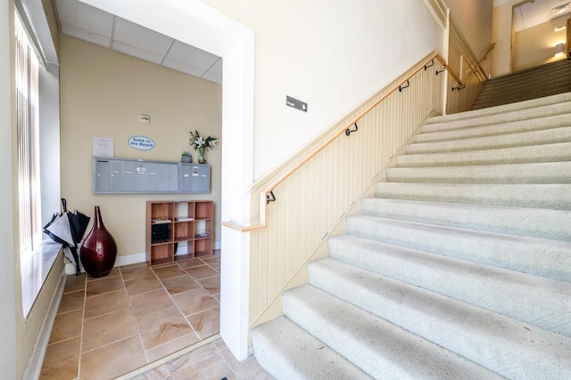 403 State St Unit 6, Saint Joseph, MI 49085 - stairs featuring tile patterned floors