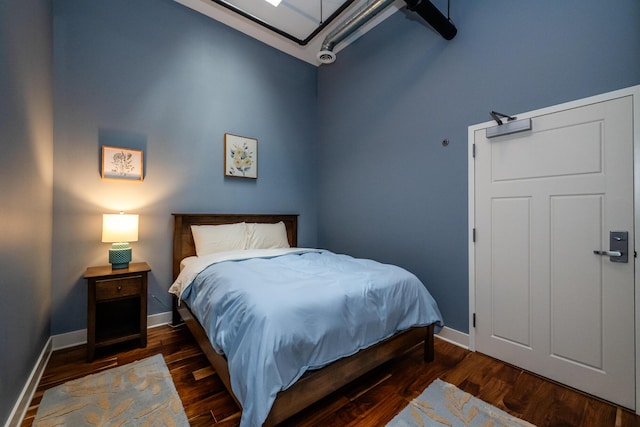 403 State St Unit 6, Saint Joseph, MI 49085 - bedroom featuring a skylight and wood finished floors