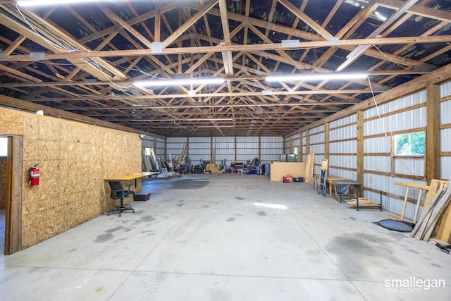 3192 W Sisson Rd, Freeport, MI 49325 - view of garage