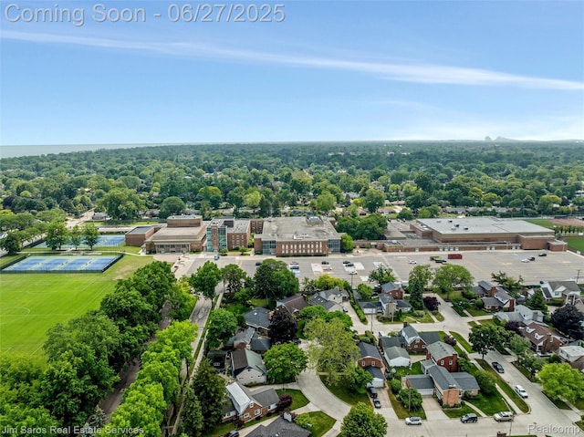 693 Anita Ave, Grosse Pointe Woods, MI 48236 - aerial view