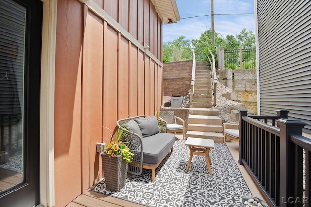 680 Breyman Hwy, Tipton, MI 49287 - wooden deck featuring stairs
