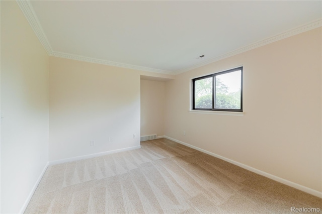 10228 Nancys Blvd Unit 33, Grosse Ile, MI 48138 - unfurnished room featuring crown molding and light carpet