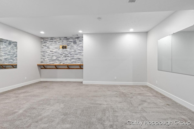 950 Whitetail Ct, Ionia, MI 48846 - carpeted empty room with recessed lighting and baseboards