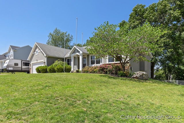 950 Whitetail Ct, Ionia, MI 48846 - view of front facade with an attached garage