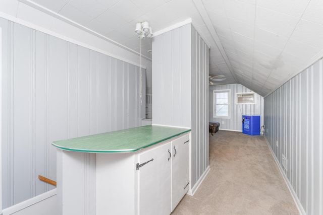 1608 Cambridge Dr, Kalamazoo, MI 49001 - additional living space featuring vaulted ceiling and light colored carpet
