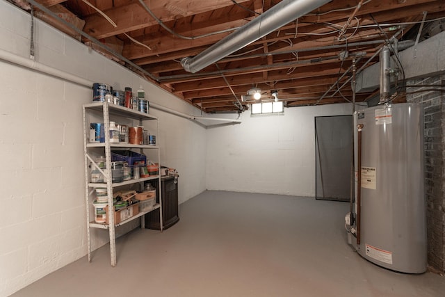 1608 Cambridge Dr, Kalamazoo, MI 49001 - basement with water heater