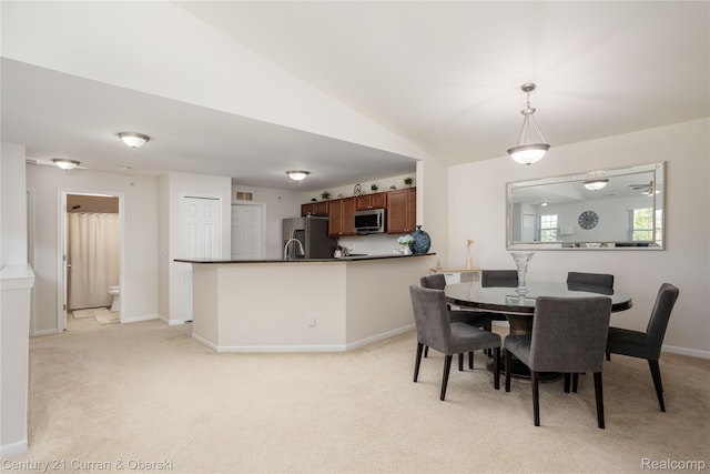 29611 Fox Run Cir, Warren, MI 48092 - dining area with light colored carpet