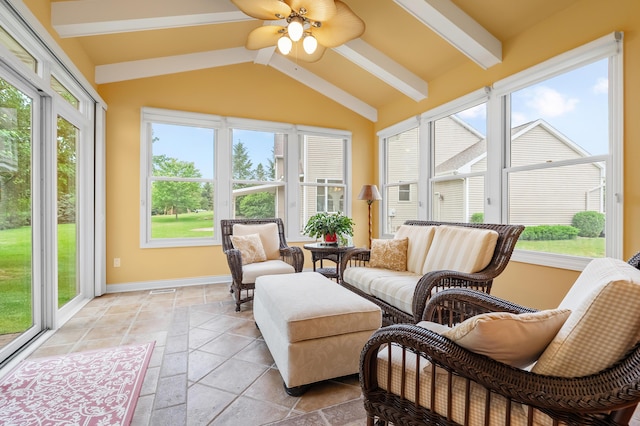 6380 Mcgillicuddy Ln, Portage, MI 49024 - sunroom featuring stone tile flooring and healthy amount of natural light