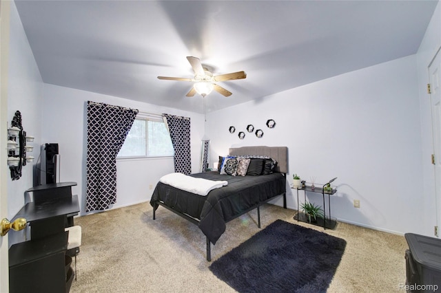 6397 Hunter Pointe St, Westland, MI 48185 - bedroom with carpet and ceiling fan