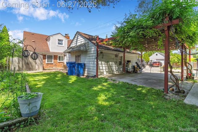 3901 Westpoint St, Dearborn Heights, MI 48125 - rear view of house featuring brick siding, a chimney, and a carport