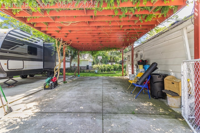 3901 Westpoint St, Dearborn Heights, MI 48125 - view of patio / terrace with a carport