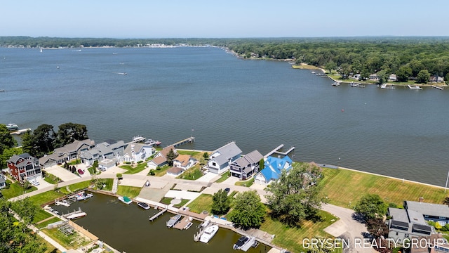 1351 Bayview Dr, Holland, MI 49423 - view of property location featuring a nearby body of water and nearby suburban area