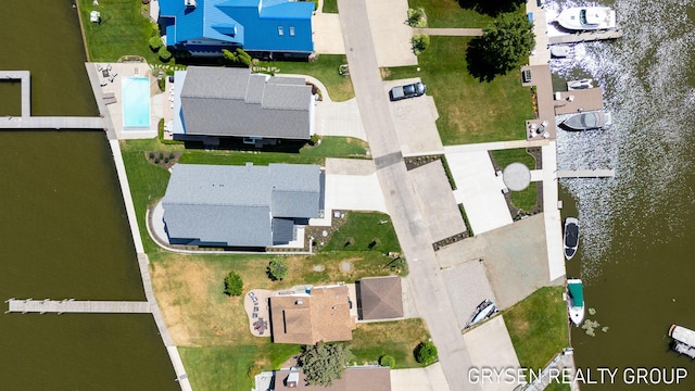 1351 Bayview Dr, Holland, MI 49423 - view of property location with a large body of water and nearby suburban area