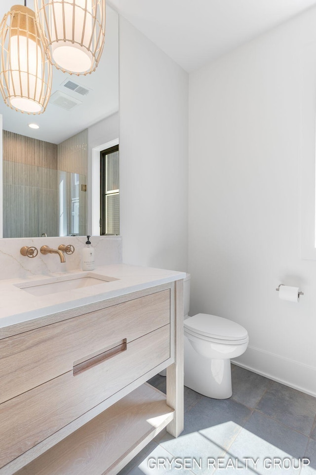 1351 Bayview Dr, Holland, MI 49423 - bathroom featuring vanity and toilet