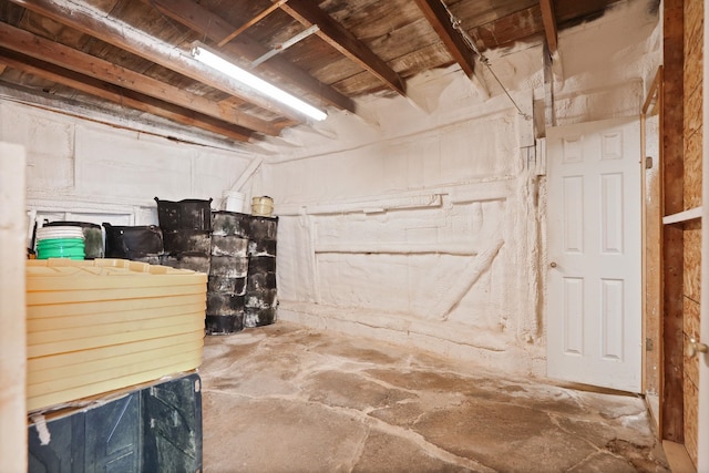 8075 Caine Rd, Millington, MI 48746 - view of unfinished below grade area