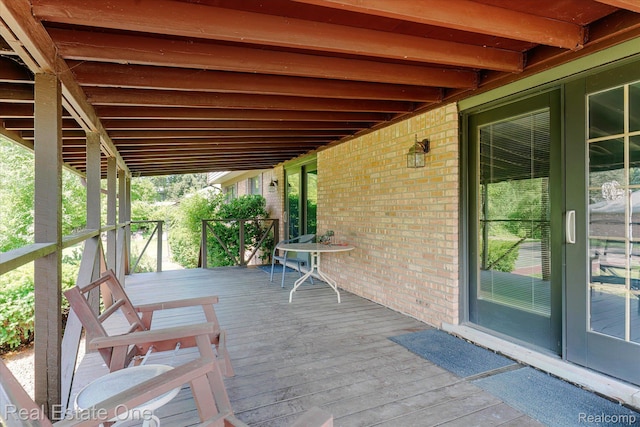 4280 Snoal Ln, Shelby Twp, MI 48316 - view of wooden deck