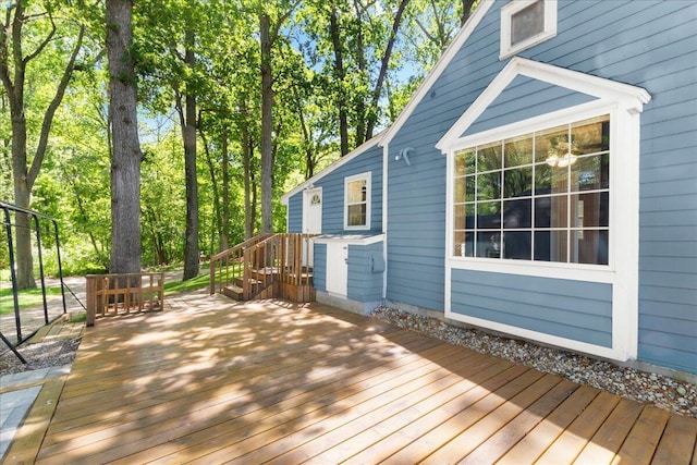 12915 S Englewright Dr, Sand Lake, MI 49343 - view of wooden deck