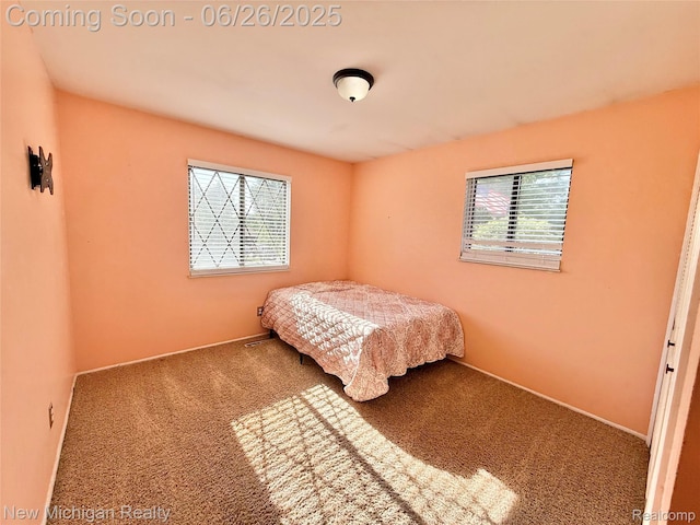 8588 Tim Tam Trl, Flushing, MI 48433 - carpeted bedroom with baseboards