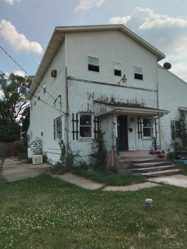 401 W Main Rd, Cement City, MI 49233 - view of front of home featuring a front lawn