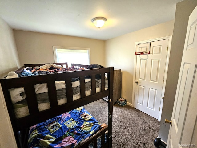 356 Spruce St, Mount Morris, MI 48458 - bedroom featuring dark carpet