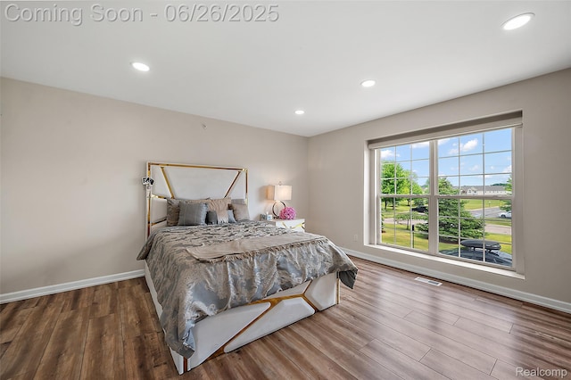 21958 Hartford Way, Macomb, MI 48042 - bedroom with wood finished floors and recessed lighting