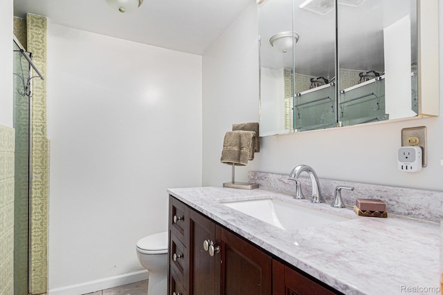 2126 Covert Rd, Burton, MI 48509 - full bathroom with vanity and a shower stall