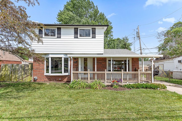 771 S Venoy Rd, Westland, MI 48186 - view of front of home featuring brick siding and a porch