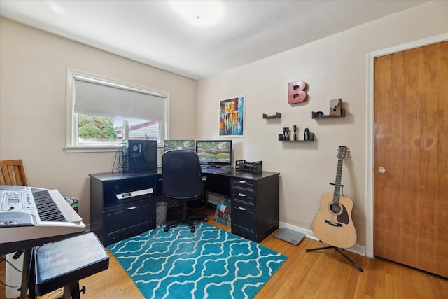 13210 Tecumseh Ave, Redford, MI 48239 - home office with wood finished floors