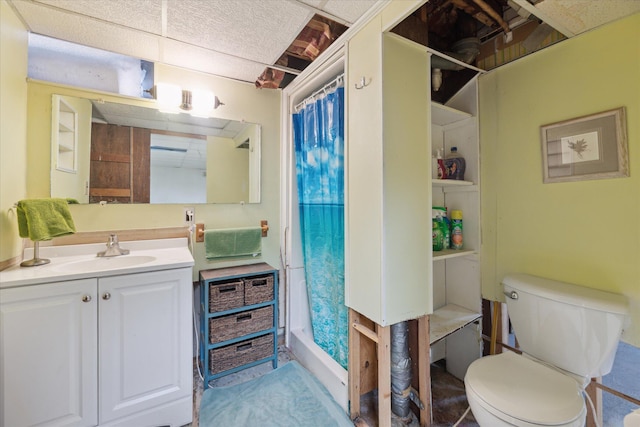 13210 Tecumseh Ave, Redford, MI 48239 - full bathroom featuring vanity and a shower with shower curtain