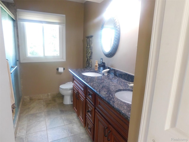 41431 Tarragon Dr, Sterling Heights, MI 48314 - full bathroom with double vanity and a shower stall