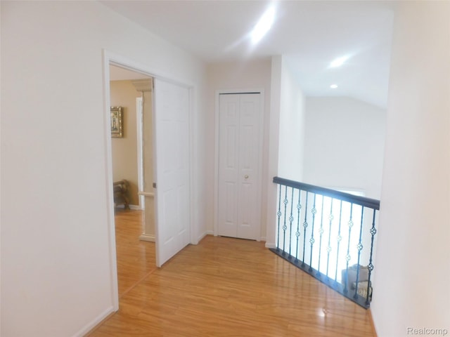 41431 Tarragon Dr, Sterling Heights, MI 48314 - hall with light wood-style floors and baseboards