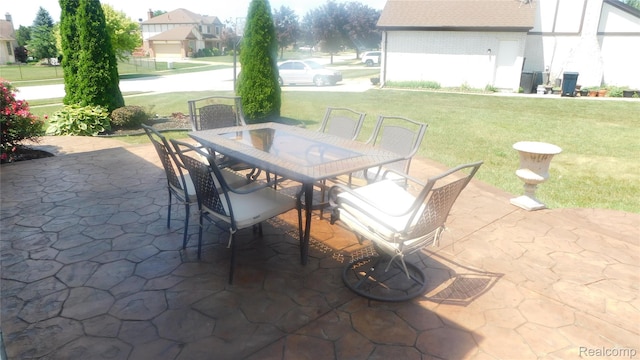 41431 Tarragon Dr, Sterling Heights, MI 48314 - view of patio with outdoor dining space