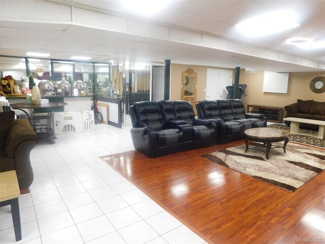 41431 Tarragon Dr, Sterling Heights, MI 48314 - living area featuring wood finished floors