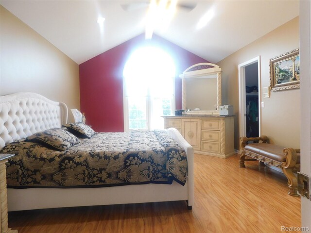 41431 Tarragon Dr, Sterling Heights, MI 48314 - bedroom featuring light wood-style floors and ceiling fan