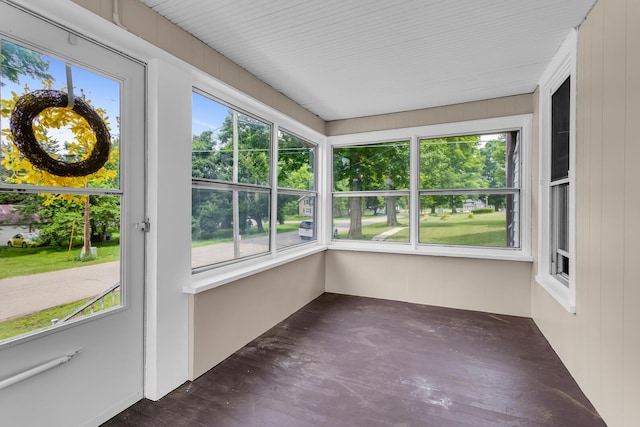 123 Fairview St, Hanover, MI 49241 - view of unfurnished sunroom