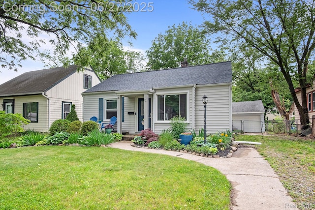 94 S Tilden Ave, Waterford, MI 48328 - view of front of house with a chimney and roof with shingles
