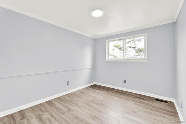 14717 Dane Ct, Sterling Heights, MI 48312 - unfurnished room featuring ornamental molding and wood finished floors