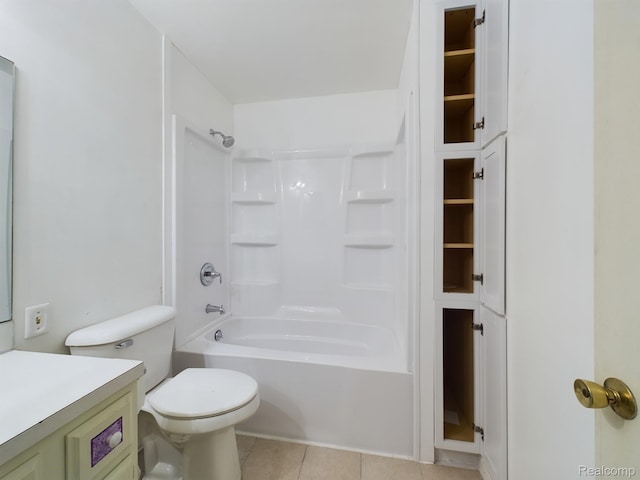 1023 Normandy Terrace Dr, Flint, MI 48532 - bathroom with vanity, tile patterned flooring, and tub / shower combination