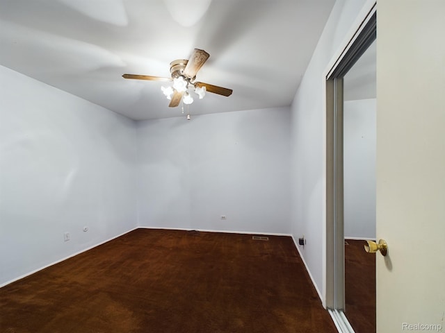 1023 Normandy Terrace Dr, Flint, MI 48532 - unfurnished room featuring ceiling fan and carpet floors