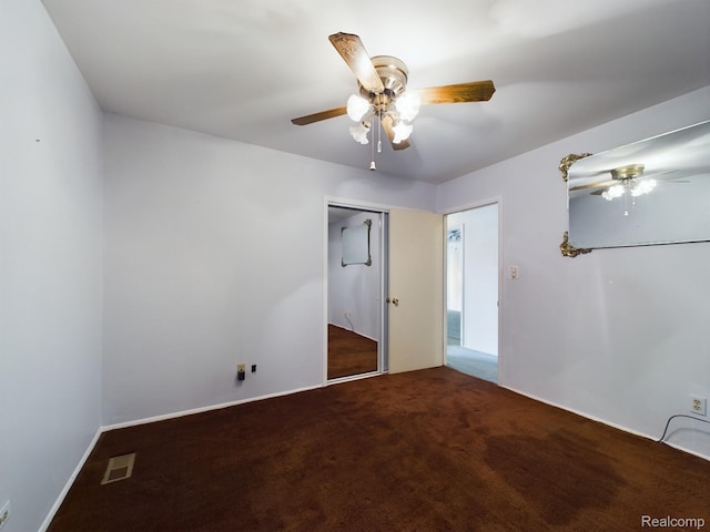 1023 Normandy Terrace Dr, Flint, MI 48532 - carpeted spare room with ceiling fan