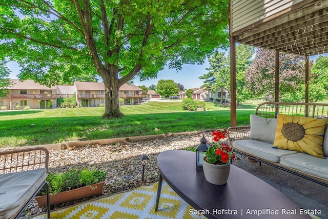 4843 Dellview Ct Unit 42, Hudsonville, MI 49426 - view of patio / terrace with a residential view