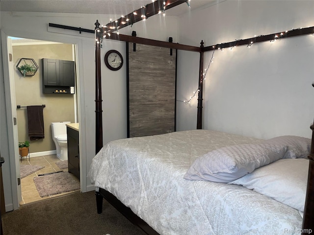 43251 Bonaparte, Sterling Heights, MI 48314 - bedroom featuring a barn door