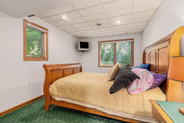 4234 N 2nd St, Kalamazoo, MI 49009 - carpeted bedroom featuring baseboards and recessed lighting