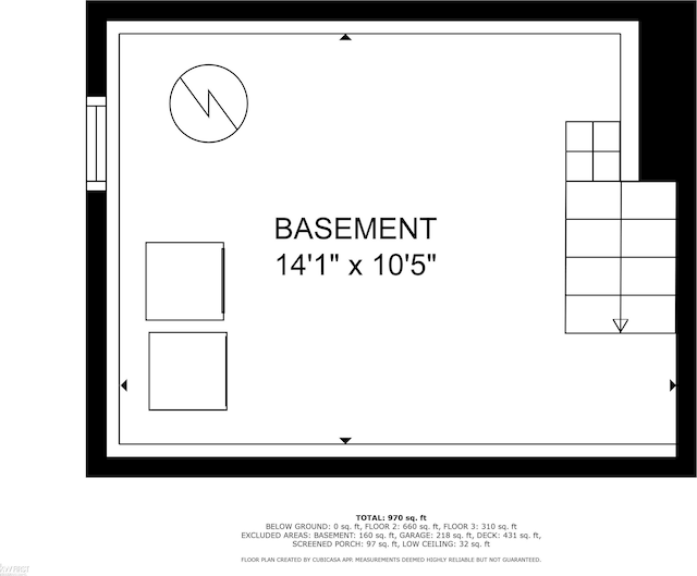615 Saginaw St, Vassar, MI 48768 - view of room layout