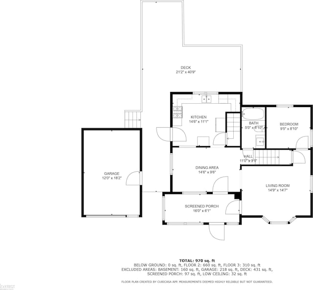 615 Saginaw St, Vassar, MI 48768 - view of floor plan / room layout