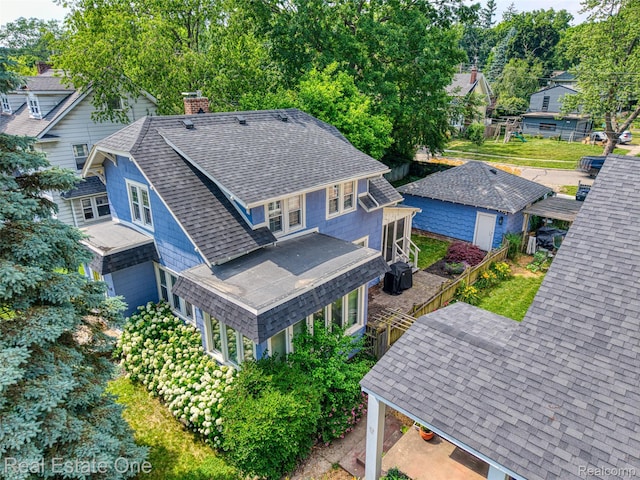 904 Michigan Ave, East Lansing, MI 48823 - drone / aerial view