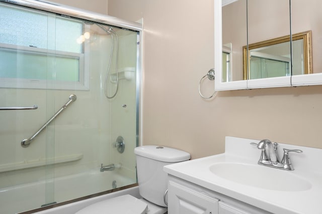 6353 Birchwood Dr, Lake, MI 48632 - full bath with shower / bath combination with glass door and vanity
