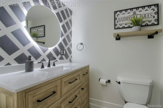 2371 Allard Ave, Grosse Pointe Woods, MI 48236 - bathroom with toilet and vanity