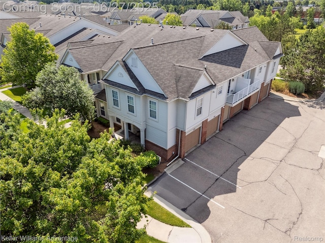 3201 Addington Dr, Commerce Twp, MI 48390 - aerial perspective of suburban area